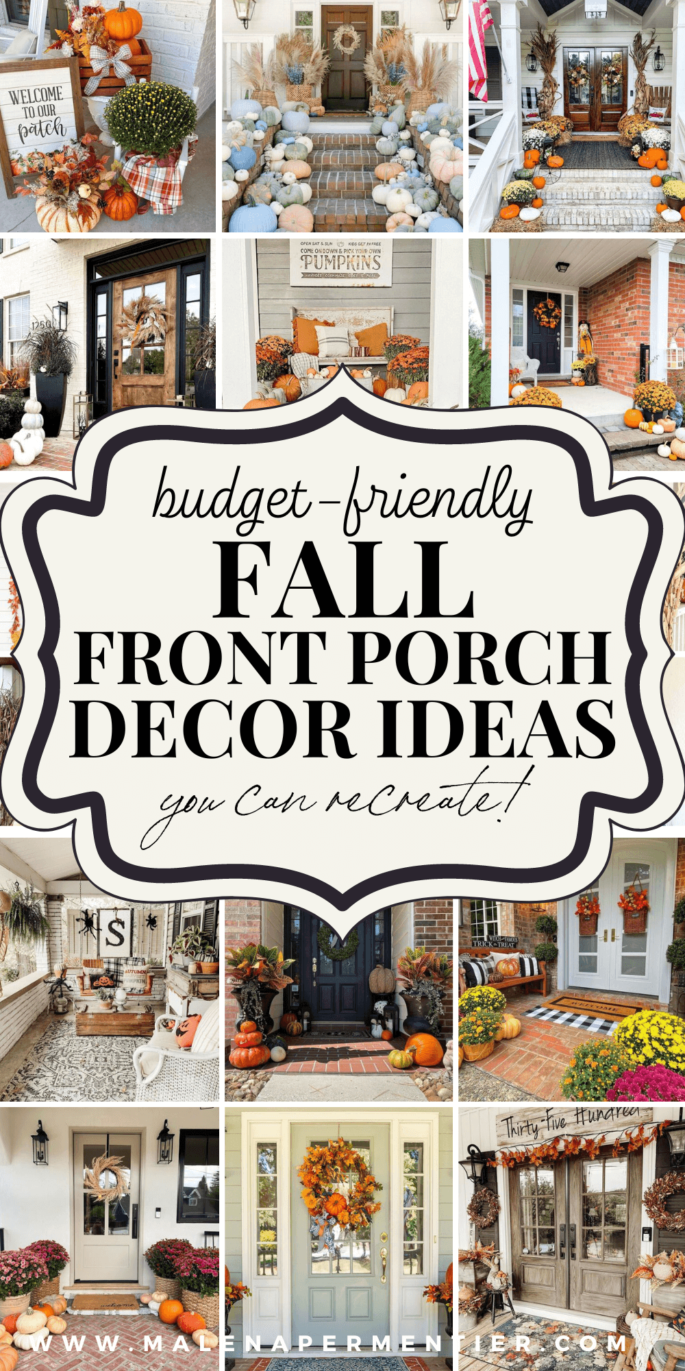 28 Cozy Fall Front Porch Decor Ideas to Try This Season