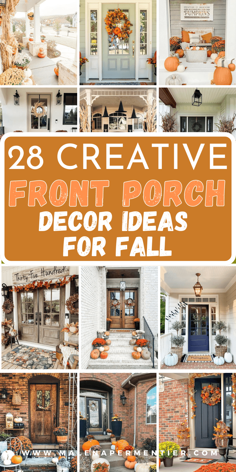 28 Cozy Fall Front Porch Decor Ideas to Try This Season