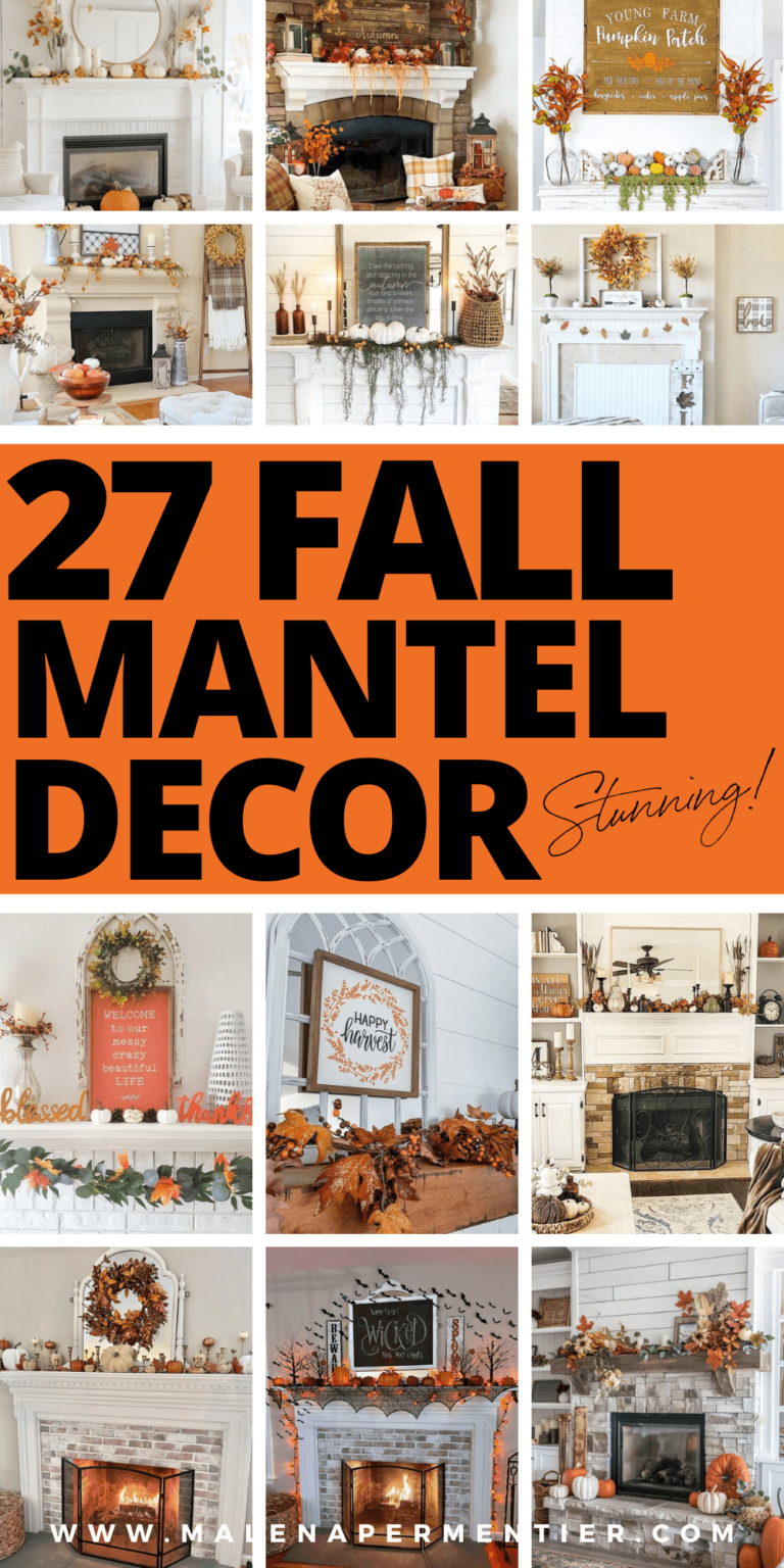 27 Fall Mantel Decor Ideas to Cozy Up Your Home
