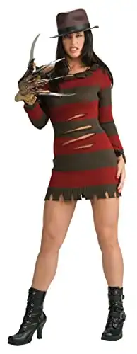 Rubie's womens Secret Wishes Nightmare on Elm Street Miss Krueger Adult Sized Costumes, Red, Medium US