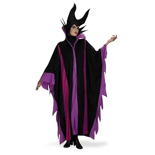 Disguise womens Disguise Disney Sleeping Beauty Maleficent Deluxe Adult Sized Costumes, Purple/Black, Large US