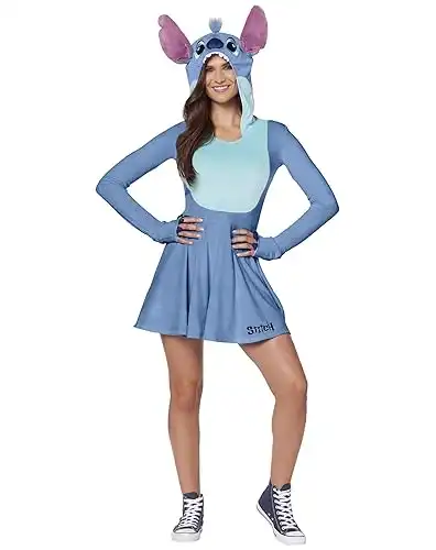 Spirit Halloween Lilo & Stitch Adult Stitch Dress Costume | Officially Licensed | Couple Costume | TV and Movie Costume