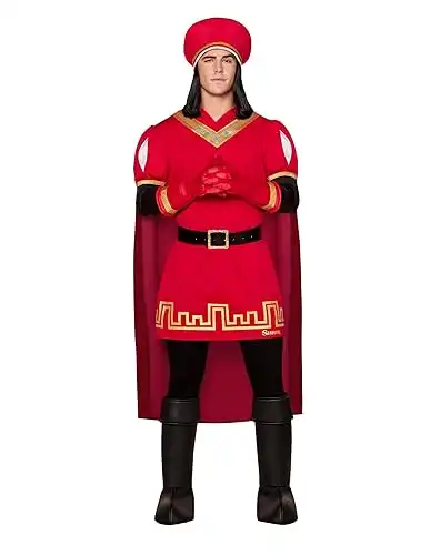 Spirit Halloween Shrek Adult Lord Farquaad Costume | Officially Licensed | Comes Complete with Accessories