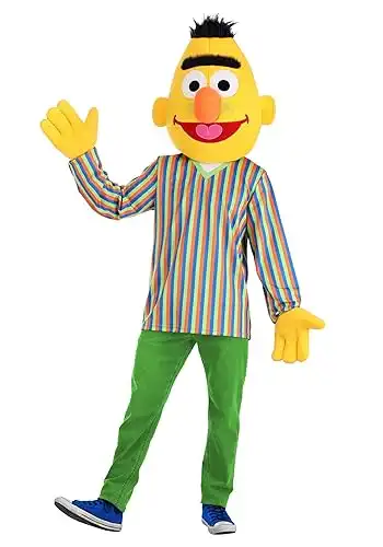 Sesame Street's Beloved Bert Costume for Adults - Embrace The Classic Charm (Officially Licensed)