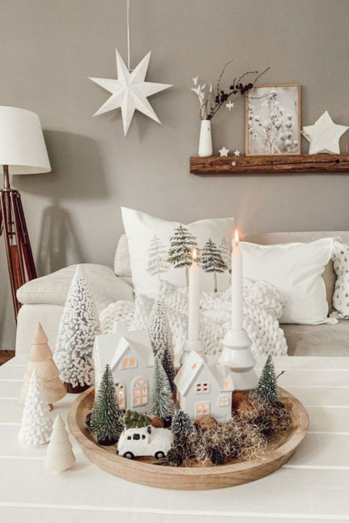 neutral christmas decor ideas