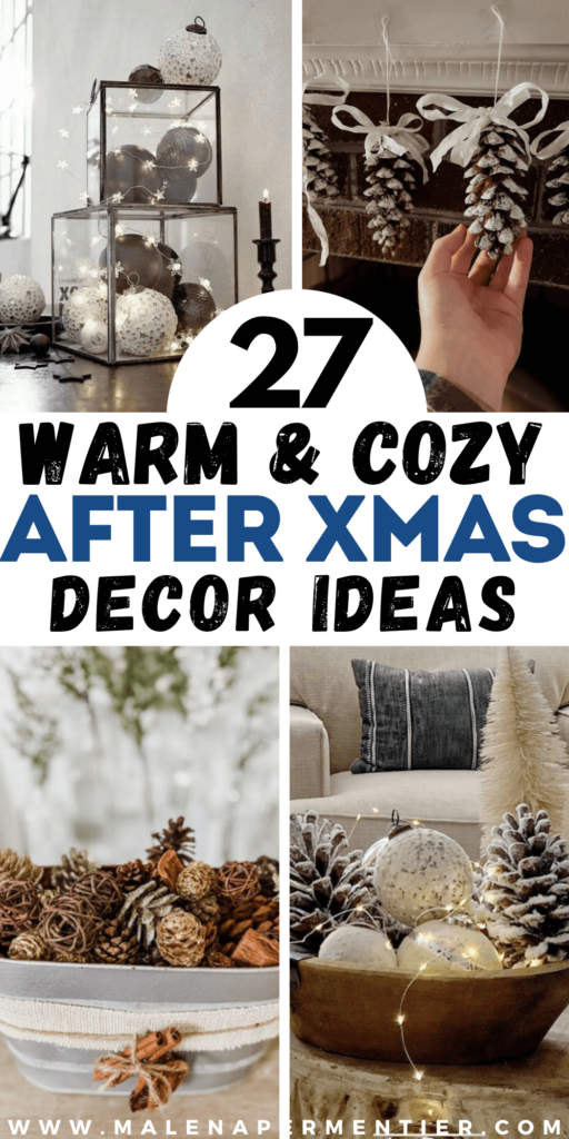 warm cozy after christmas decor ideas