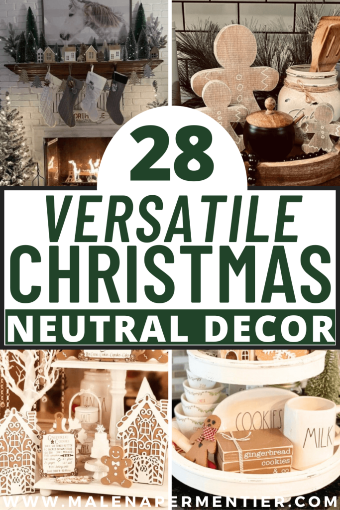 stunning neutral christmas decor