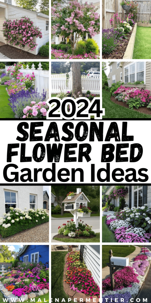 flower bed garden decor ideas