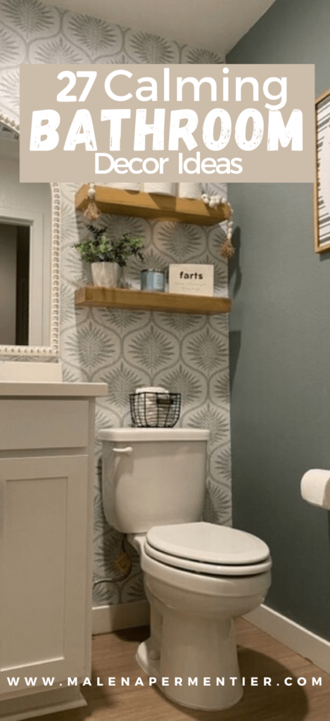 calming neutral bathroom decor