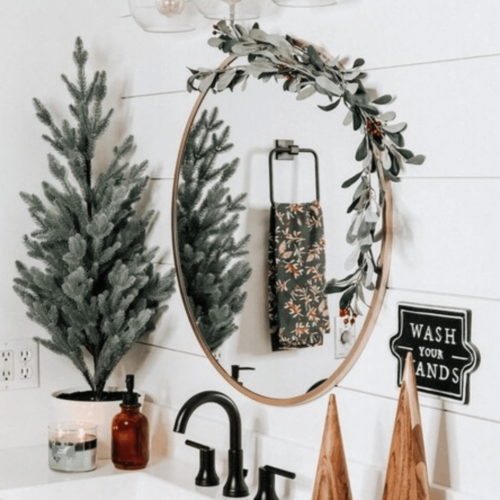 christmas bathroom decor ideas