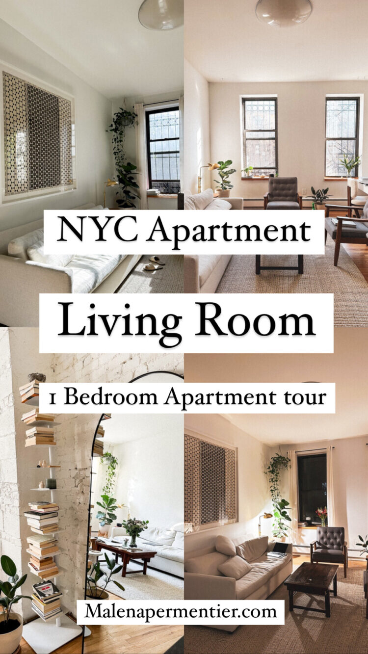 NYC Apartment Living Room: Have A Look Inside My 1 Bedroom Apartment