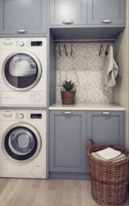 28 Functional Stacked Washer And Dryer Laundry Room Ideas