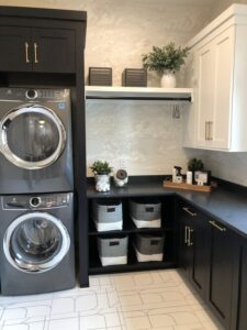 28 Functional Stacked Washer And Dryer Laundry Room Ideas