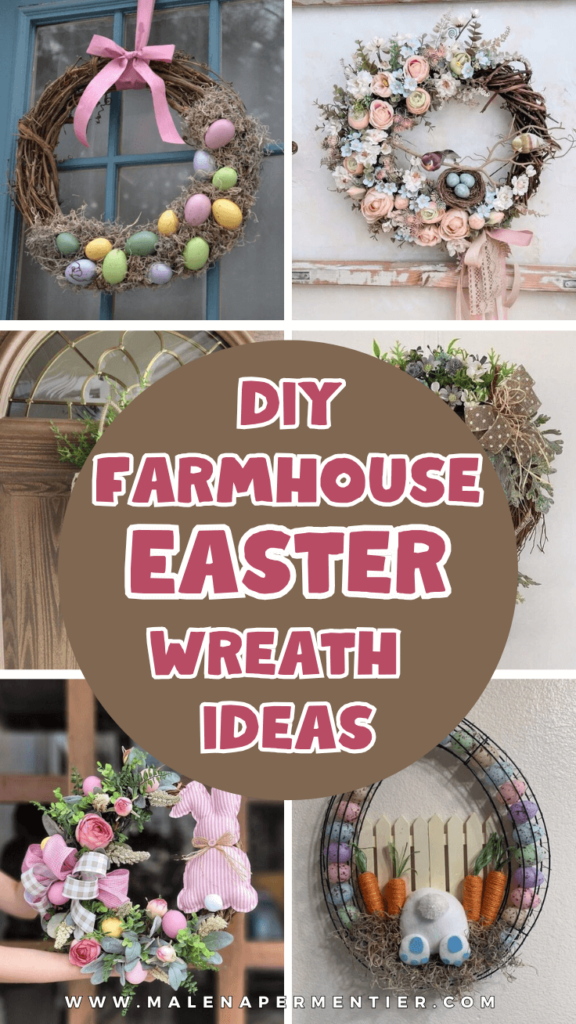 DIY farmhouse easter wreath ideas