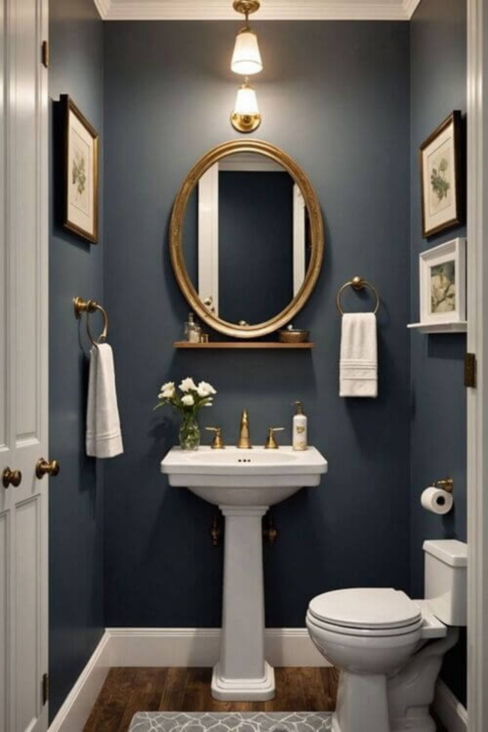 15 Half Bathroom Decor Ideas That Are Practical & Cute