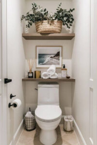 15 Half Bathroom Decor Ideas That Are Practical & Cute