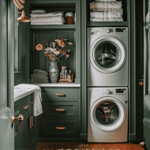 washer and dryer laundry room ideas