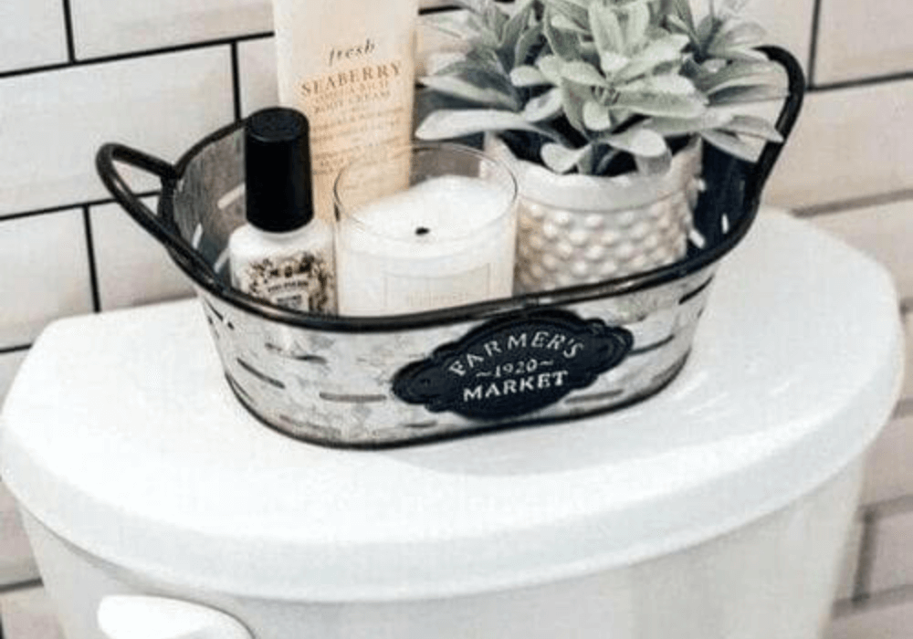 15 Toilet Tank Decor Ideas That Are Actually Cute