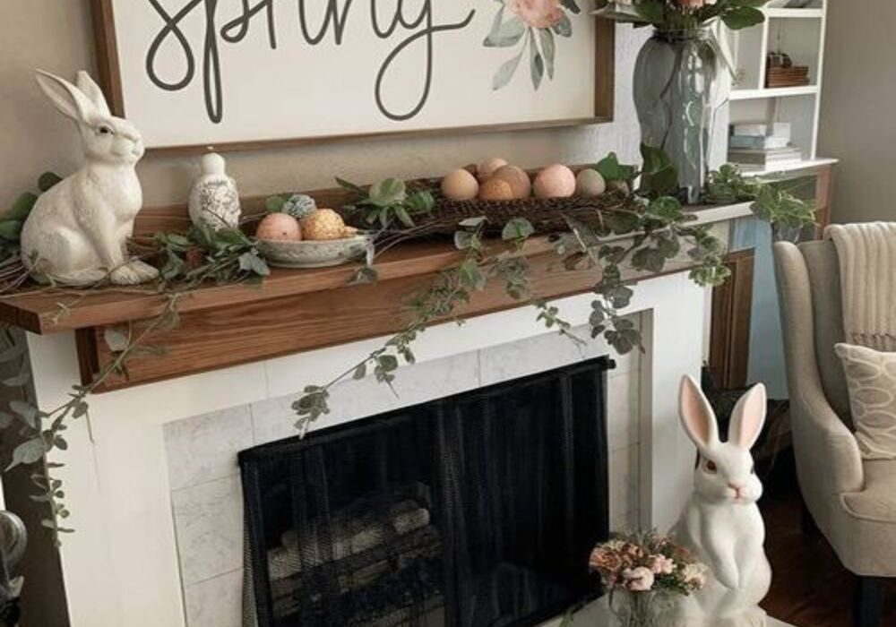 15 Spring Mantel Decor Ideas to Refresh Your Living Room