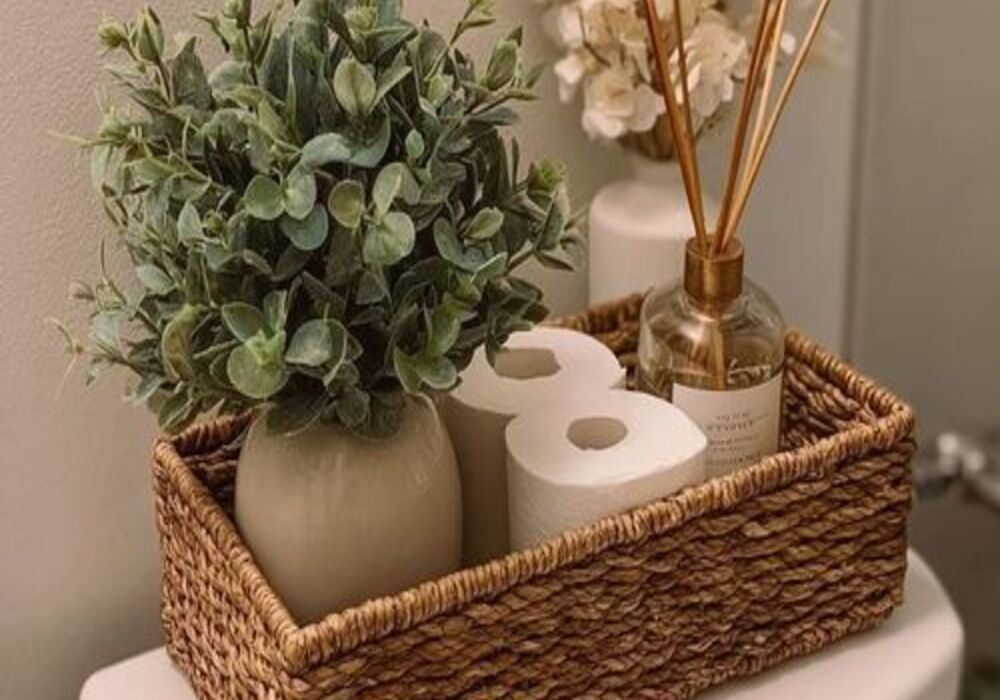 12 Back Of  Toilet Decor Ideas For Your Bathroom That Look Cute