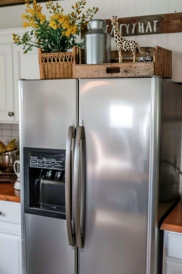 10 Clever Over The Refrigerator Storage Ideas You’ll Want To Copy