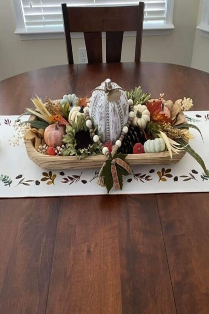 21 Fall Dough Bowl Centerpiece Ideas for a Cozy Autumn Home